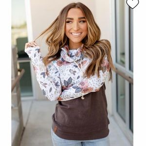 Wild Thing Cowl Neck Sweatshirt - Ampersand Ave